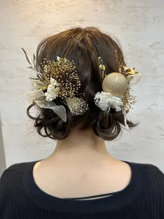 ヘアアレンジ はやしほのか| ヘアセット×カラーのヘアスタイル