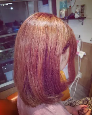 ミディアム カラー spa hair ark 富井直美のヘアスタイル