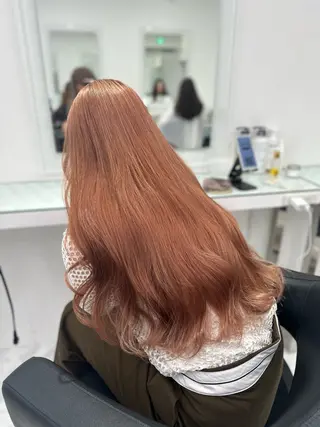 セミロング カラー ❄最強かわいいカラー ❄️MINA❄️のヘアスタイル
