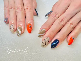 メンズ ネイル Genie Nailsのネイルデザイン