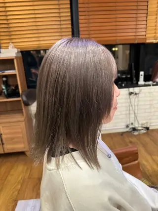 ミディアム カラー 松本 耀清のヘアスタイル