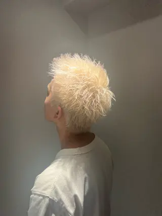 ショート カラー メンズ メンズカット🌟 YUNAのヘアスタイル