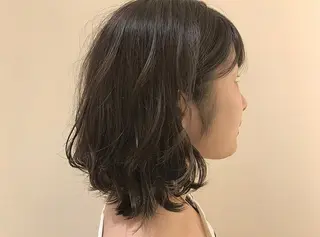 ミディアム パーマ 大阪福島Sayaka 韓国束感マツエク🤍のマツエク・マツパデザイン