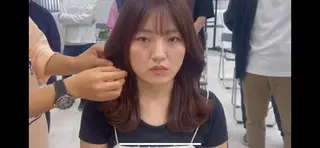 セミロング 美容室 ユニティのヘアスタイル