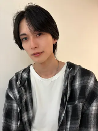 ミディアム メンズ 🐝メンズハイライト …Rioのヘアスタイル
