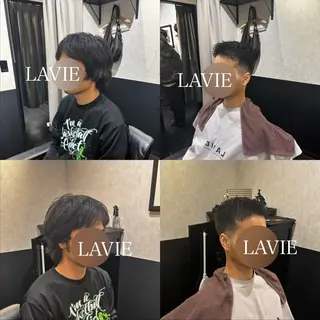 ショート 長岡 快樹のヘアスタイル