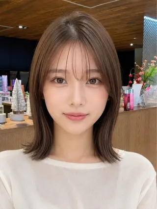 ミディアム 早野太陽 ミディアムカットのヘアスタイル