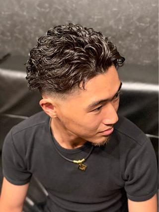 ショート パーマ メンズ メンズ特化 星野裕人のヘアスタイル