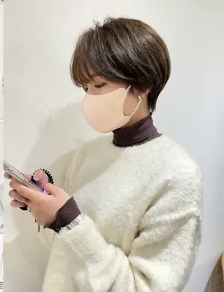 ショート ひかり HAZELのヘアスタイル