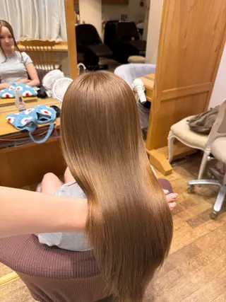 ロング カラー ハイライト/似合わせ 嶋 彩芽のヘアスタイル