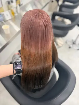 カラー 透明感カラー🎀艶髪 Anju/渋谷🎀のヘアスタイル