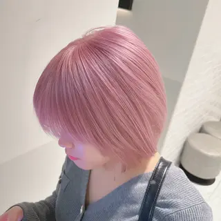 ミディアム カラー ヘアアレンジ メンズ ブリーチの髪様 MASATOのヘアスタイル