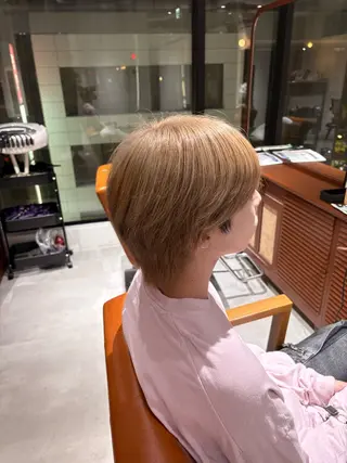 ショート カラー ヘアアレンジ ✨️透明感カラー✨️ kaiseiのヘアスタイル