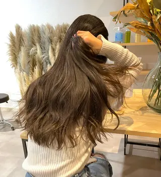 ロング 透明感/エクステ Veluaのヘアスタイル