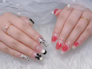 ロング カラー Bling Salonのネイルデザイン