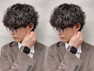 パーマ メンズ メンズ/縮毛矯正 ⚜️kyon⚜️のヘアスタイル