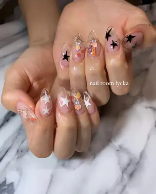 ネイル ネイルルームリッカ 𝐦𝐚𝐲𝐮のネイルデザイン