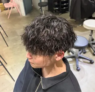 パーマ メンズ おくにし はなのヘアスタイル
