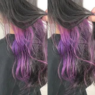 ロング カラー あさだ しゅうたろうのヘアスタイル