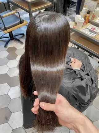 ロング 梅田🫧髪質改善 縮毛矯正🫧村上蒼生のヘアスタイル