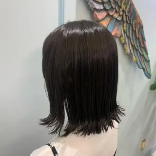 ミディアム 蓼沼 由莉のヘアスタイル