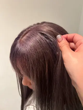 カラー ムラコシヒカリ lapenseeのヘアスタイル