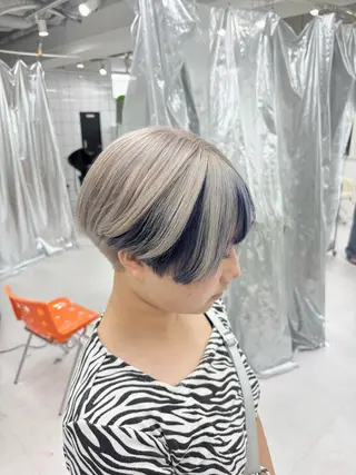 ショート 🎗副店長/井上 竜 ブリーチ指名No.1のヘアスタイル
