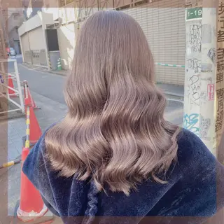 ロング カラー ヘアアレンジ メンズ キッズ マツエク・マツパ ブリーチの髪様 MASATOのヘアスタイル