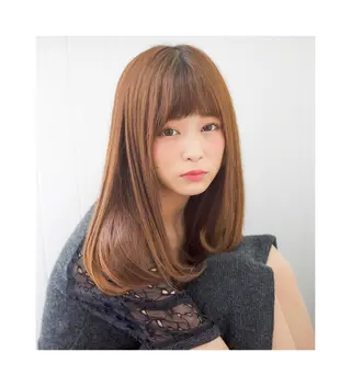 セミロング カラー 🟦髪質改善6年 💊YAMAMOTOのヘアスタイル