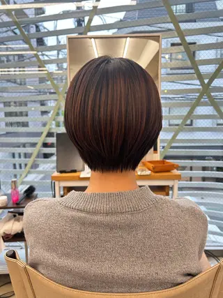 ショート レイヤー/指名No. 1池袋美容師♡ゆいかのヘアスタイル
