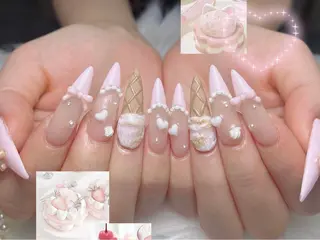 ネイル Sora  Nail 長さ出し専門店のネイルデザイン