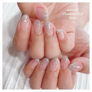 ミディアム ネイル 🐾enen style 🐾のネイルデザイン