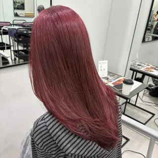 ロング カラー joule 藤原沙綾のヘアスタイル