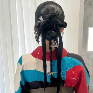 ヘアアレンジ 🦋Misaki🦋 メンズパーマ/着付けのヘアスタイル