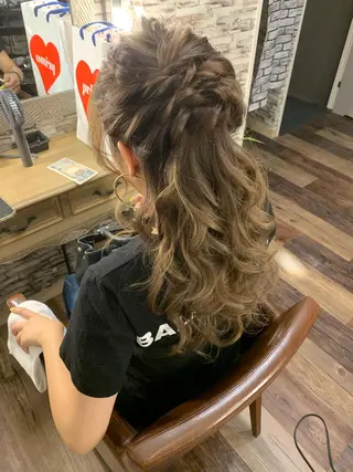 ヘアアレンジ hair make Lucciのヘアスタイル