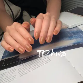 ショート めぐみのネイルサロン スタッフ練習のネイルデザイン
