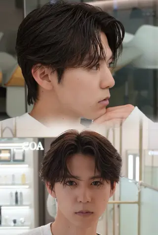 カラー オオタ ユウトのヘアスタイル