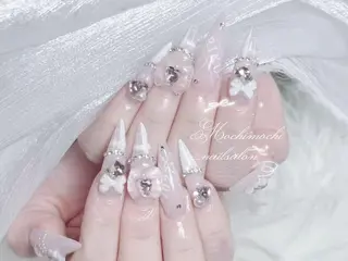 ネイル 🎀Reina🎀 長さ出し新宿のネイルデザイン