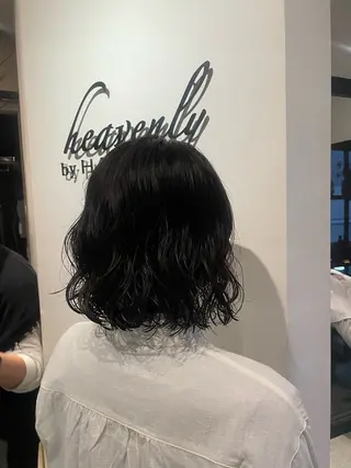 ショート パーマ 新宿 /透明感カラー レイヤー/NANAのヘアスタイル