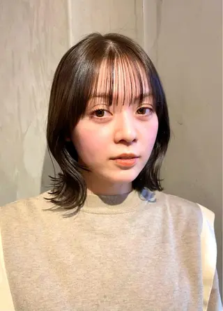 セミロング 100%可愛い顔周り 💓レイヤー/しずくのヘアスタイル