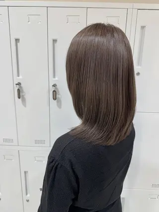 ミディアム カラー VANCOUNCIL 松本のヘアスタイル