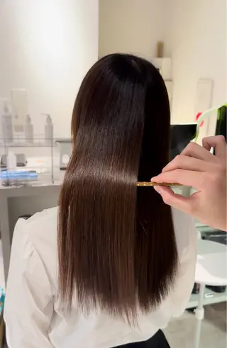ロング 縮毛矯正専門店 unlabel近藤のヘアスタイル