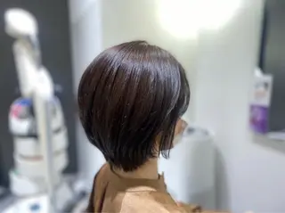 ショート カラー 三原 賢二 【縮毛矯正】のヘアスタイル