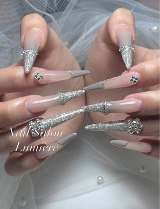 ネイル Lumière｜ ロング｜ワンホンのネイルデザイン