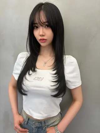 ロング ✨縮毛矯正✨レイヤー ホウダカズヒロのヘアスタイル