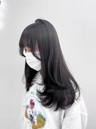 ロング 韓国系支持率No.1 レイヤー特化/きょうのヘアスタイル