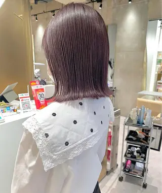 ミディアム カラー mina🪐立川駅/ 無料ショートカットのヘアスタイル