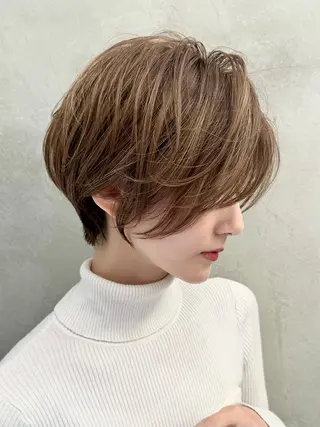 ショート 縮毛矯正/レイヤー taiga🧡のヘアスタイル