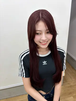 ロング ⭐️髪質改善カラー lisaaaa⭐️のヘアスタイル