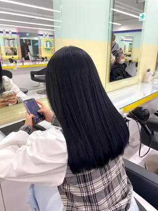 ロング 縮毛/ダブルカラー 🦋ベージュヘア🦋のヘアスタイル